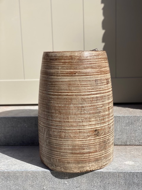 Houten houten pot XL - Maaseikerwoonhuys