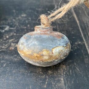 Landelijke ijzeren kersthanger