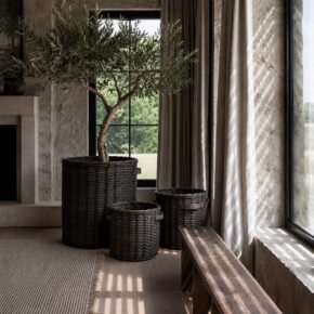 Rattan mand Yuliana 't Maaseiker Woonhuys